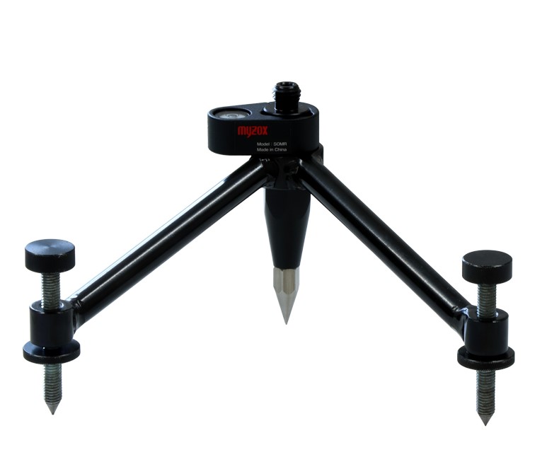 Sada - mini tyčka s bipodem a 40´libelou, 5/8