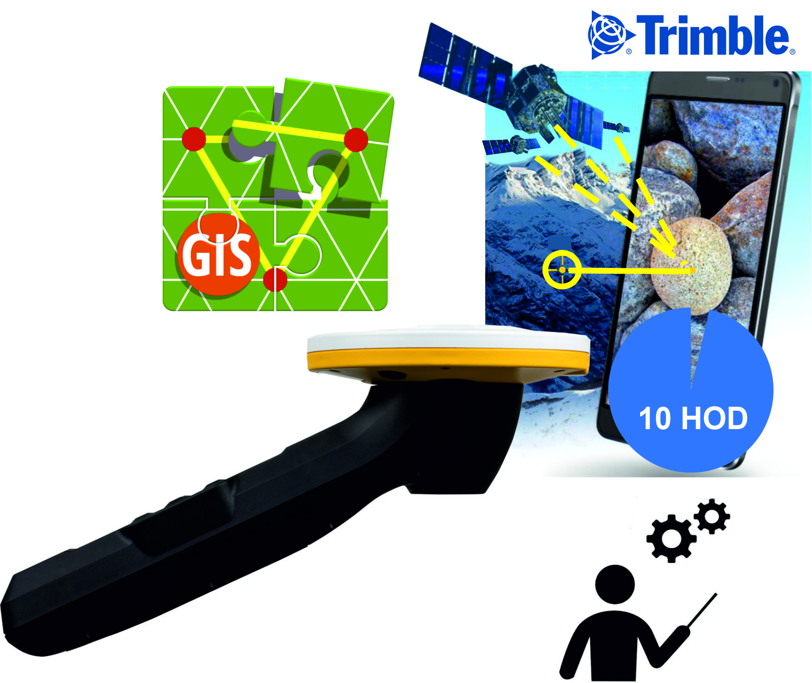 Trimble Catalyst DA2 s držákem a aplikací, vč. školení