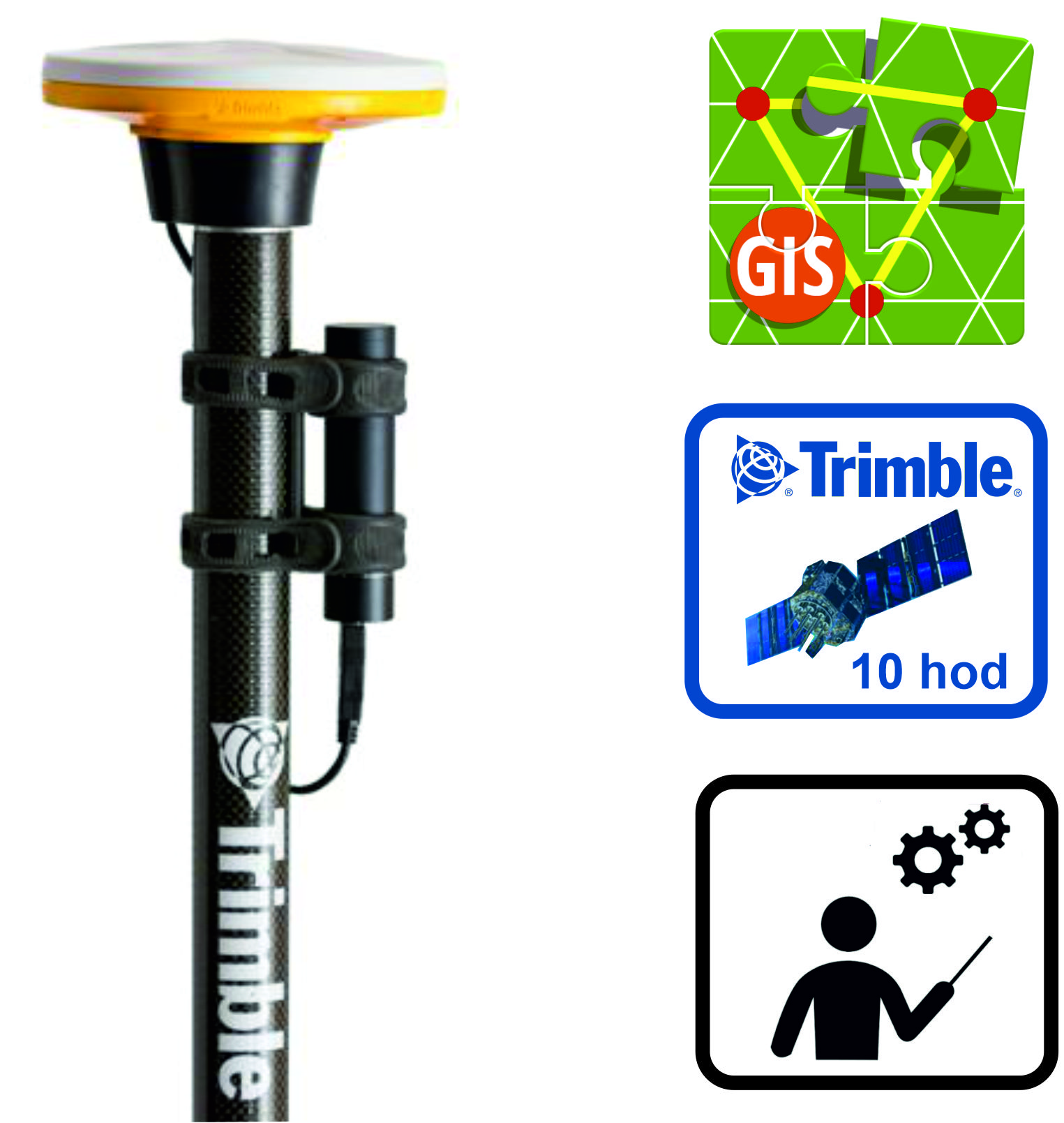 Trimble Catalyst DA2 s tyčkou a aplikací, vč. školení