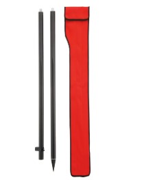 Tyčka pro GPS, karbonová, skládací, 2 m, s libelou, obal, 0.65 kg, Myzox