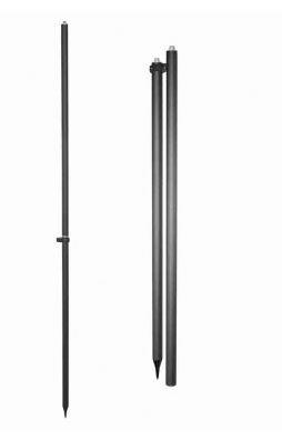 Tyčka pro GPS, karbonová, skládací, 2 m, s libelou, průvlak pro kabel , NESTLE