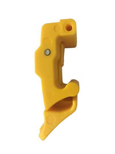 Zámek k PELI kufru, žlutý