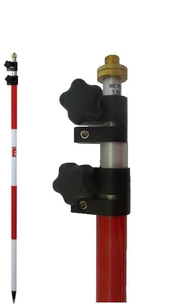 Tyčka teleskopická hliníková se šroubem, 1,58 - 3,6 m, 2.3 kg, nastavitelná