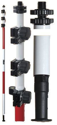 Tyčka SECO Ultralite, sklolaminát, 1,43 kg, teleskopická, 4.6 m, nevodivá