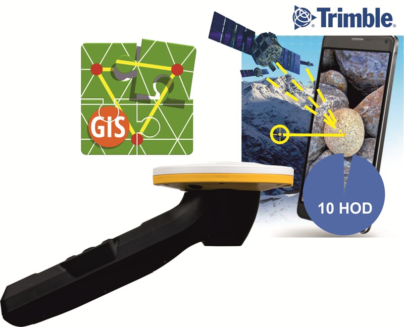 Trimble Catalyst DA2 s držákem a aplikací