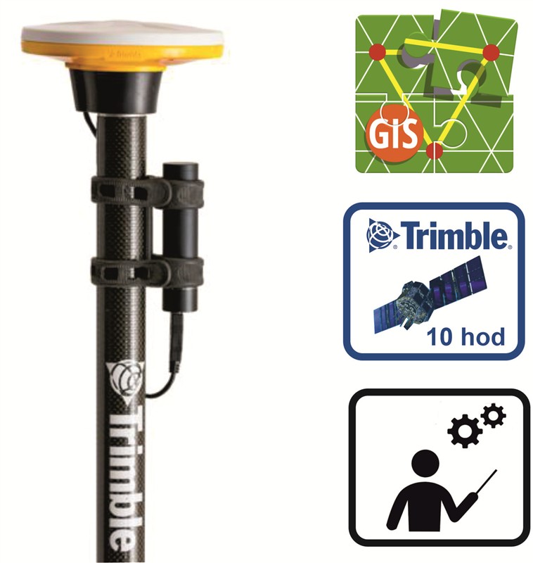 Trimble Catalyst DA2 s tyčkou a aplikací, vč. školení